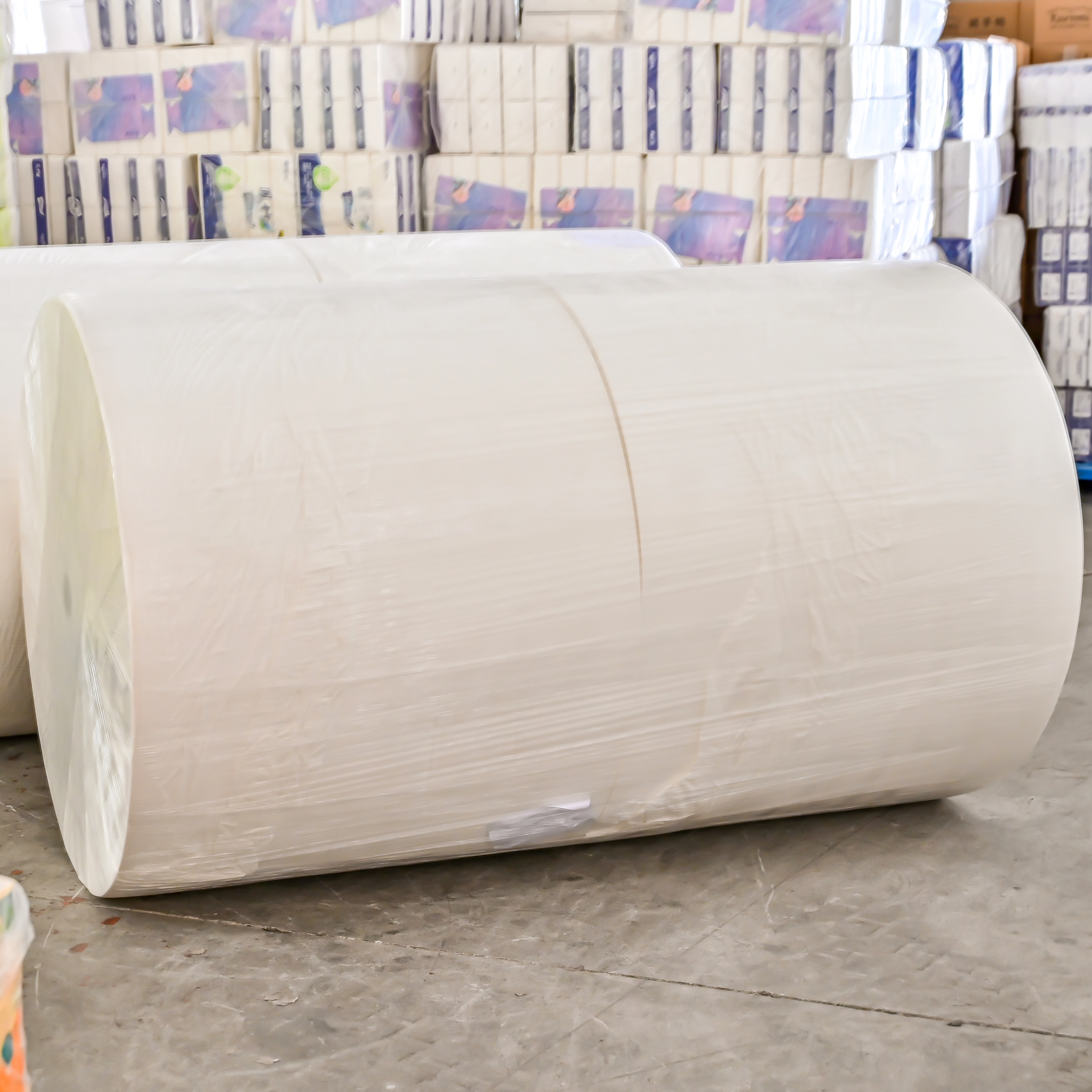 2-Ply Soft Water Disolved Virgin Wood Pulp Jumbo Roll 