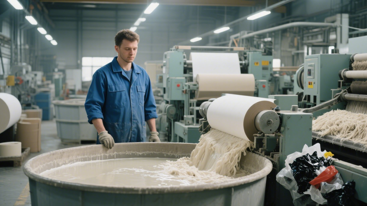 Tissue paper production line