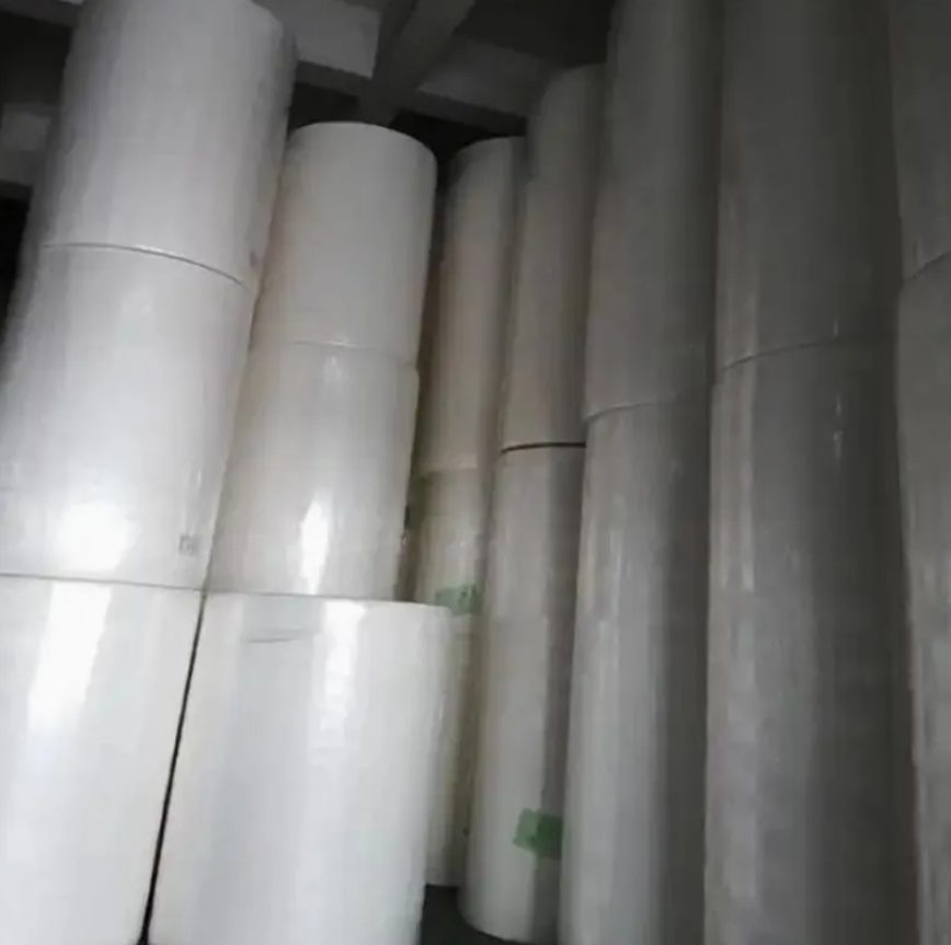tissue jumbo roll batch inspection at HUAXIN warehouse