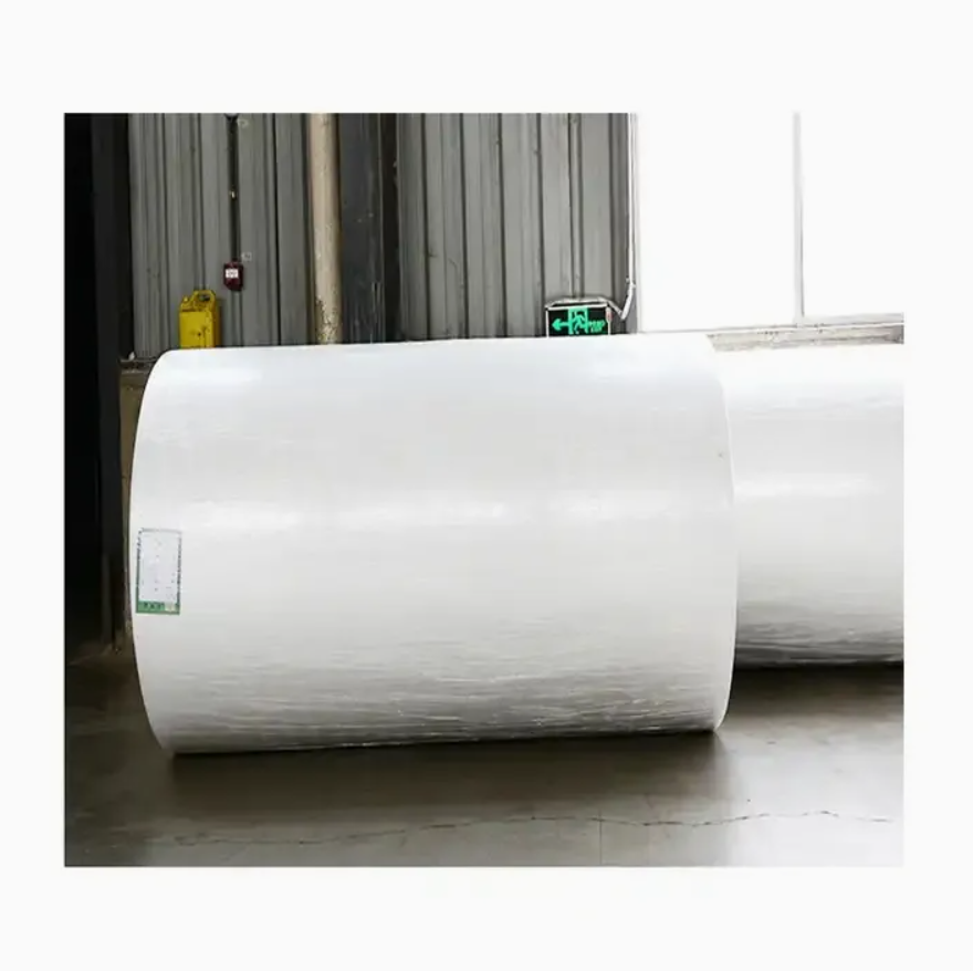 labelled tissue parent roll end face for QC and identification